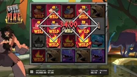 Grug Make Fire slot screenshot 5