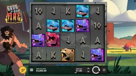 Grug Make Fire slot screenshot 1