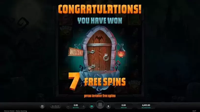 Horror Hotel slot screenshot 4