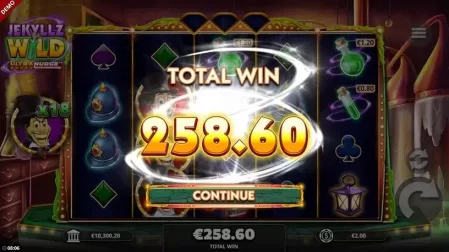 Jekyllz Wild Ultranudge slot screenshot 8