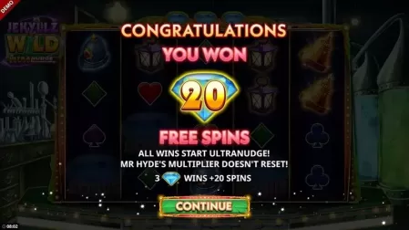 Jekyllz Wild Ultranudge slot screenshot 5