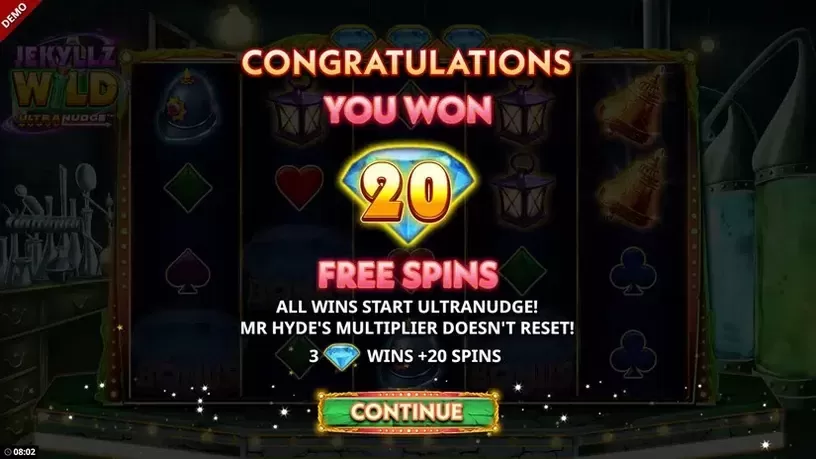 Jekyllz Wild Ultranudge slot screenshot 5