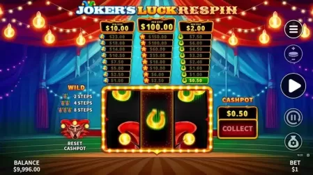 Joker's Luck Respin slot screenshot 2