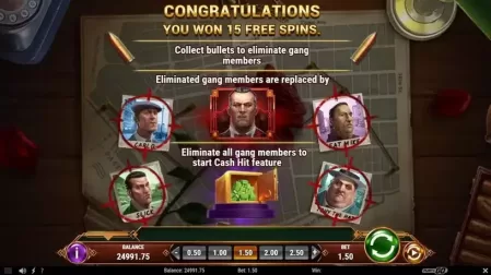 Mafia Gold slot screenshot 3