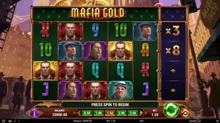 Mafia Gold slot screenshot 1