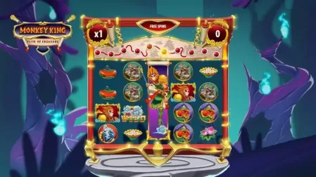 Monkey King: Path of Treasure slot screenshot 2
