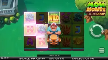 Mow Money Dream Drop slot screenshot 2