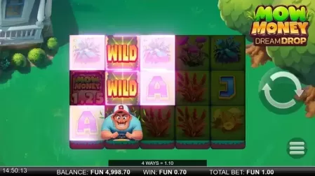Mow Money Dream Drop slot screenshot 3