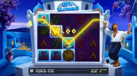 Opa Santorini slot screenshot 4