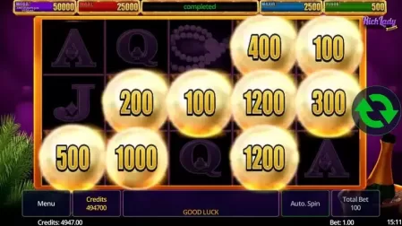 Rich Lady Deluxe slot screenshot 3