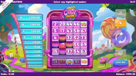 Slingo Candy Machine Bl4st slot screenshot 2