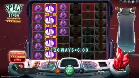 Space Wars XXXtreme Megaways slot screenshot 2