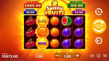 Sunny Fruits 2: Hold and Win slot screenshot 2