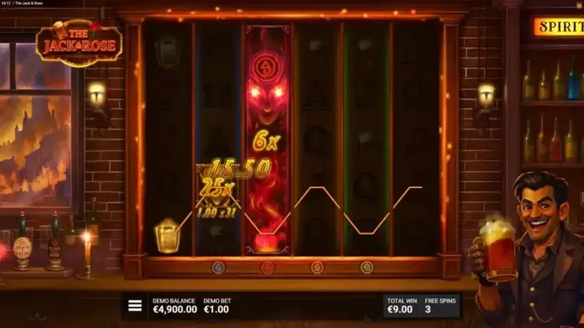 The Jack & Rose slot screenshot 