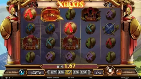 Undefeated Xerxes slot screenshot 2