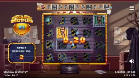 Unusual Suspects slot screenshot 4