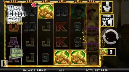 West Coast Cash Infinity Reels slot screenshot 3
