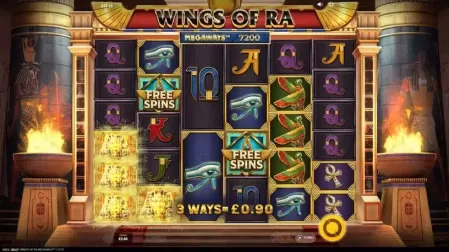 Wings of Ra Megaways slot screenshot 3