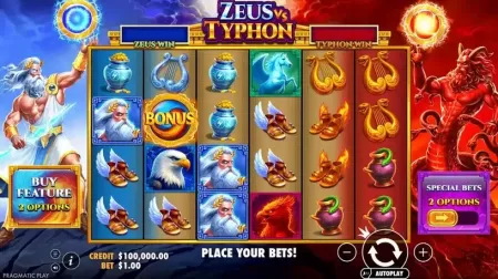Zeus vs Typhon slot screenshot 1