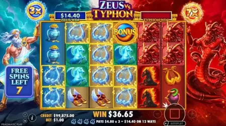 Zeus vs Typhon slot screenshot 6