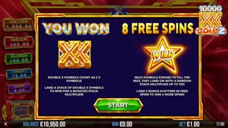 10000 Gold 2 slot screenshot 3