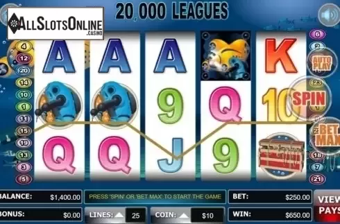 Screen6. 20000 Leagues from Wager Gaming