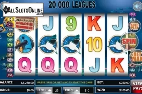 Screen8. 20000 Leagues from Wager Gaming