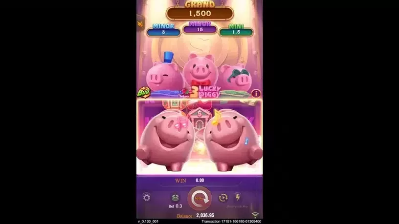 3 Lucky Piggy slot screenshot 4