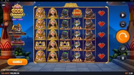 3 Tiny Gods Bonanza slot screenshot 1