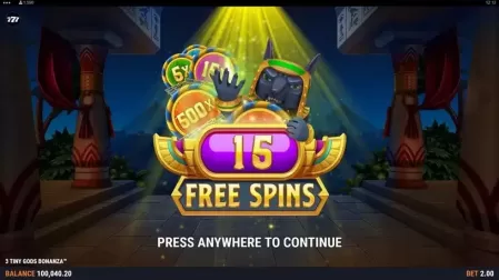 3 Tiny Gods Bonanza slot screenshot 7