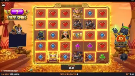 3 Tiny Gods Bonanza slot screenshot 8