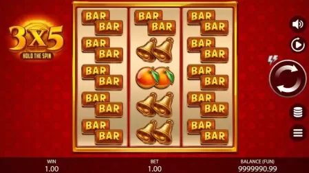 3х5 Hold The Spin slot screenshot 2