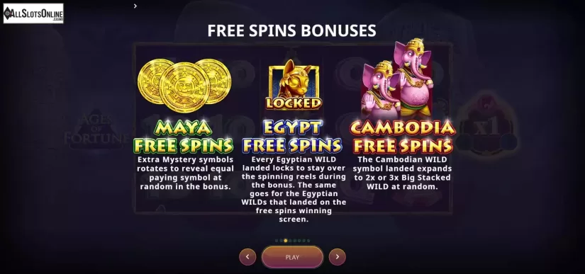FS bonuses screen 2