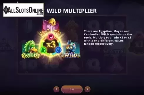 Wild feature screen
