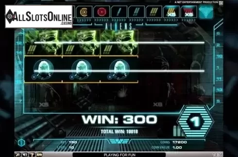Screen3. Aliens from NetEnt