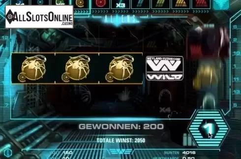 Screen7. Aliens from NetEnt