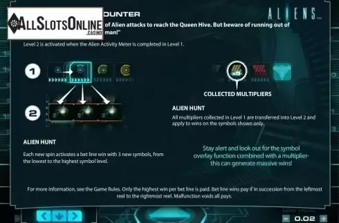 Screen9. Aliens from NetEnt