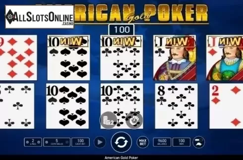 Game Screen 2. American Gold Poker from Wazdan