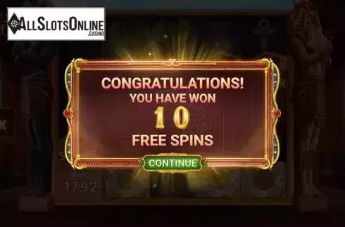 Free Spins Win Screen 2