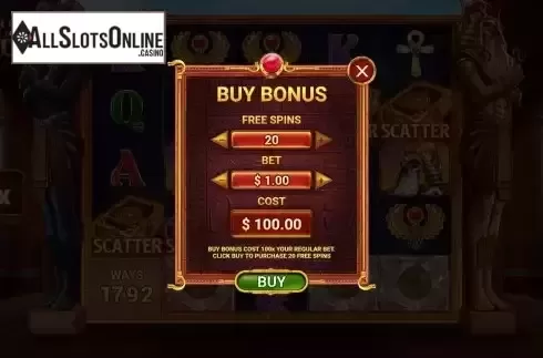 Buy Feature Screen
