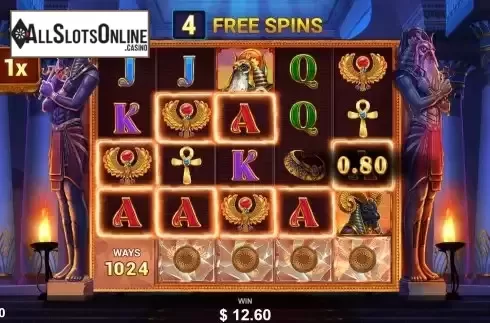 Free Spins Gameplay Screen