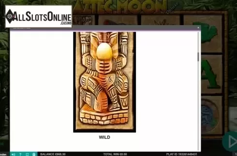 Paytable 1. Aztec Moon from Magic Dreams
