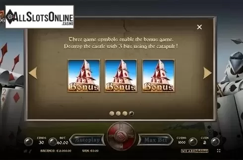 Paytable 4. Battle of Cards from We Are Casino