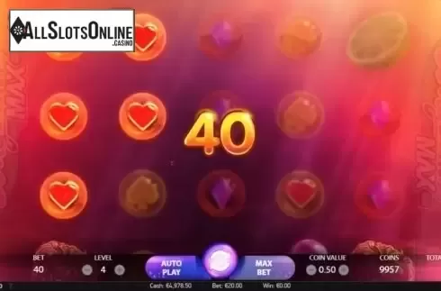Win Screen . Berryburst Max from NetEnt
