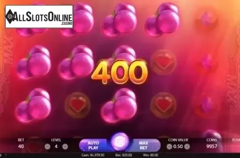 Win Screen 2. Berryburst Max from NetEnt