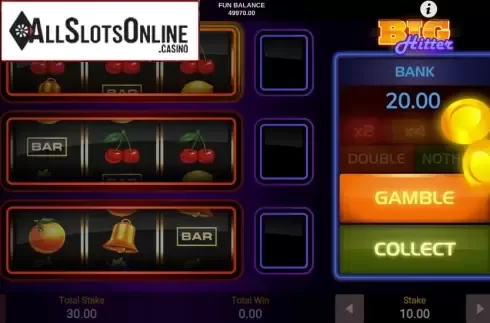 Win Screen. Big Hitter from 1X2gaming