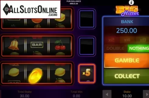 Win Screen. Big Hitter from 1X2gaming