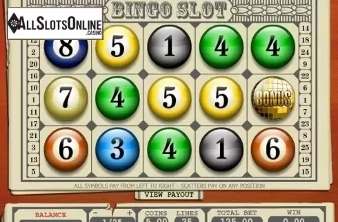 Game Workflow screen. Bingo Slot (Pragmatic Play) from Pragmatic Play