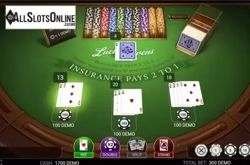 Game workflow 2. Blackjack Lucky Sevens from Evoplay Entertainment
