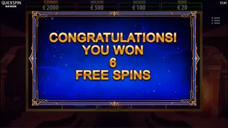 Blue Wizard slot screenshot 4